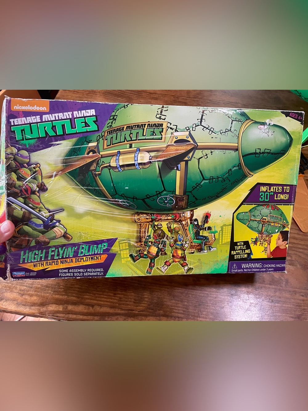 TMNT High Flyin' Blimp w Rapid Ninja Deployment kids toys action figures RARE